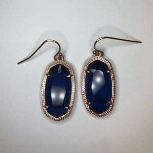 Navy Kendra Scott Dani Earrings